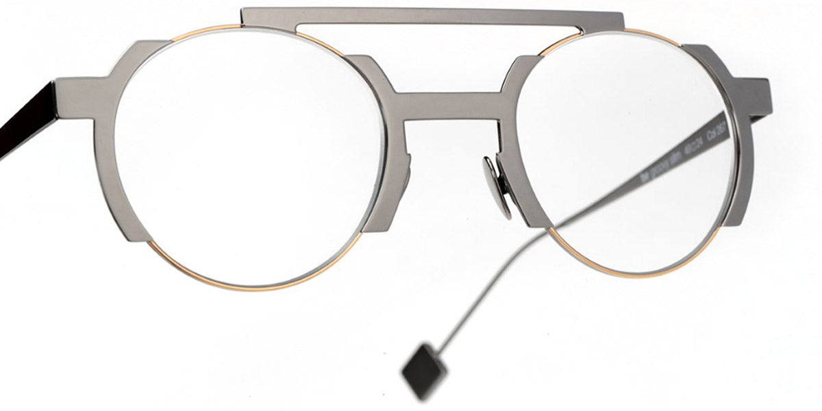 Sabine Be® Be Groovy Slim - Polished Ruthenium / Polished Rose Gold Eyeglasses