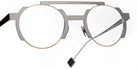 Sabine Be® Be Groovy Slim - Polished Ruthenium / Polished Rose Gold Eyeglasses