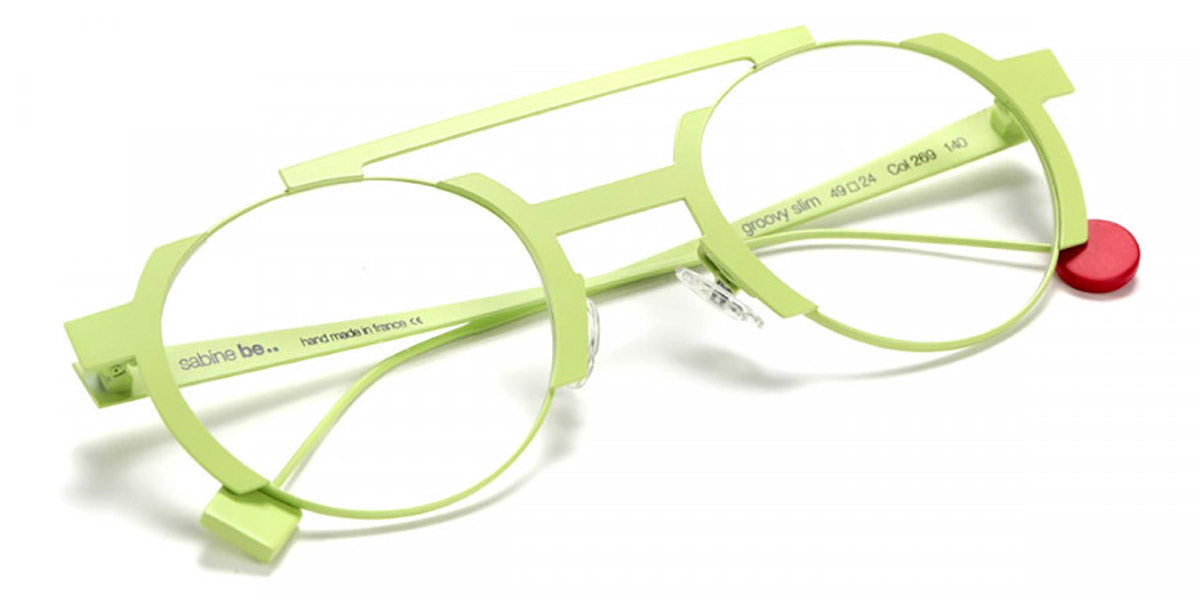 Sabine Be® Be Groovy Slim - Satin Pistachio Green Eyeglasses