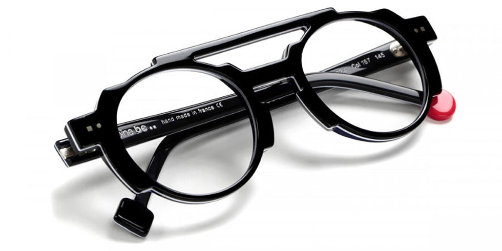 Sabine Be® Be Groovy Swell - Shiny Midnight Blue / White / Shiny Navy Blue Eyeglasses