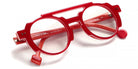 Sabine Be® Be Groovy Swell - Shiny Translucent Red / White / Shiny Orange Eyeglasses