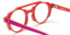Sabine Be® Be Groovy Swell - Shiny Translucent Fichsia / White / Shiny Orange Eyeglasses