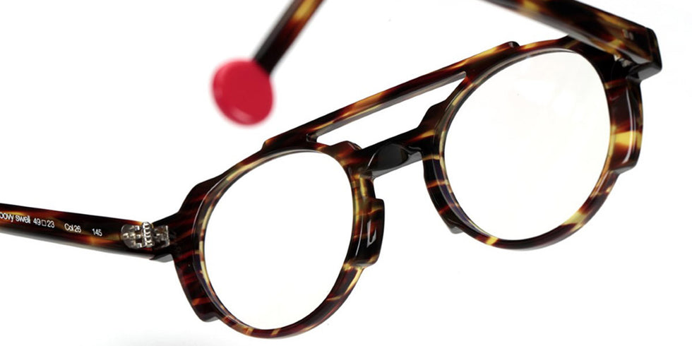 Sabine Be® Be Groovy Swell - Shiny Veined Tortoise Eyeglasses