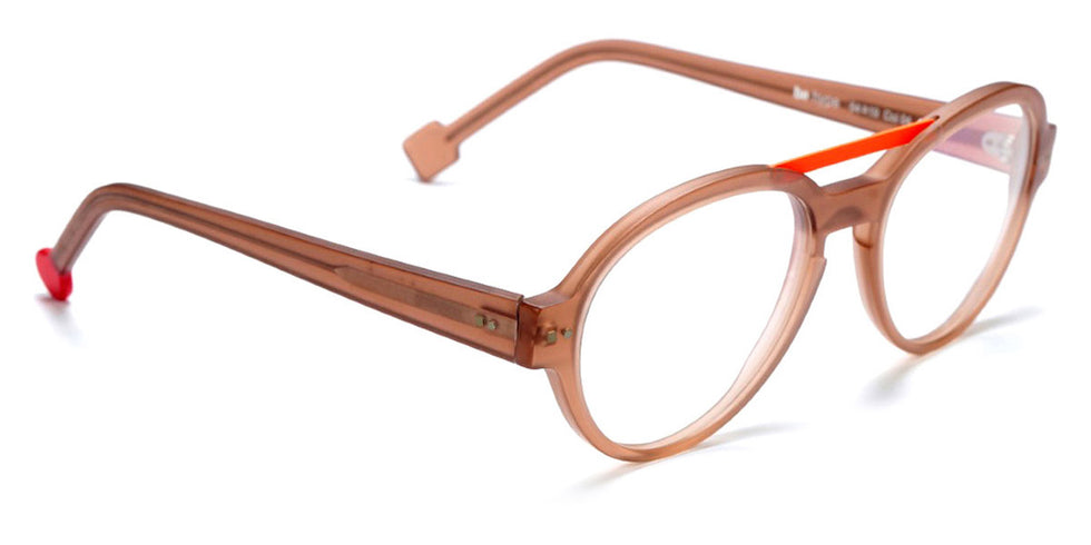 Sabine Be® Be Hype - Beige Translucent Matte / Orange Shiny Satin Eyeglasses
