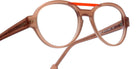Sabine Be® Be Hype - Beige Translucent Matte / Orange Shiny Satin Eyeglasses