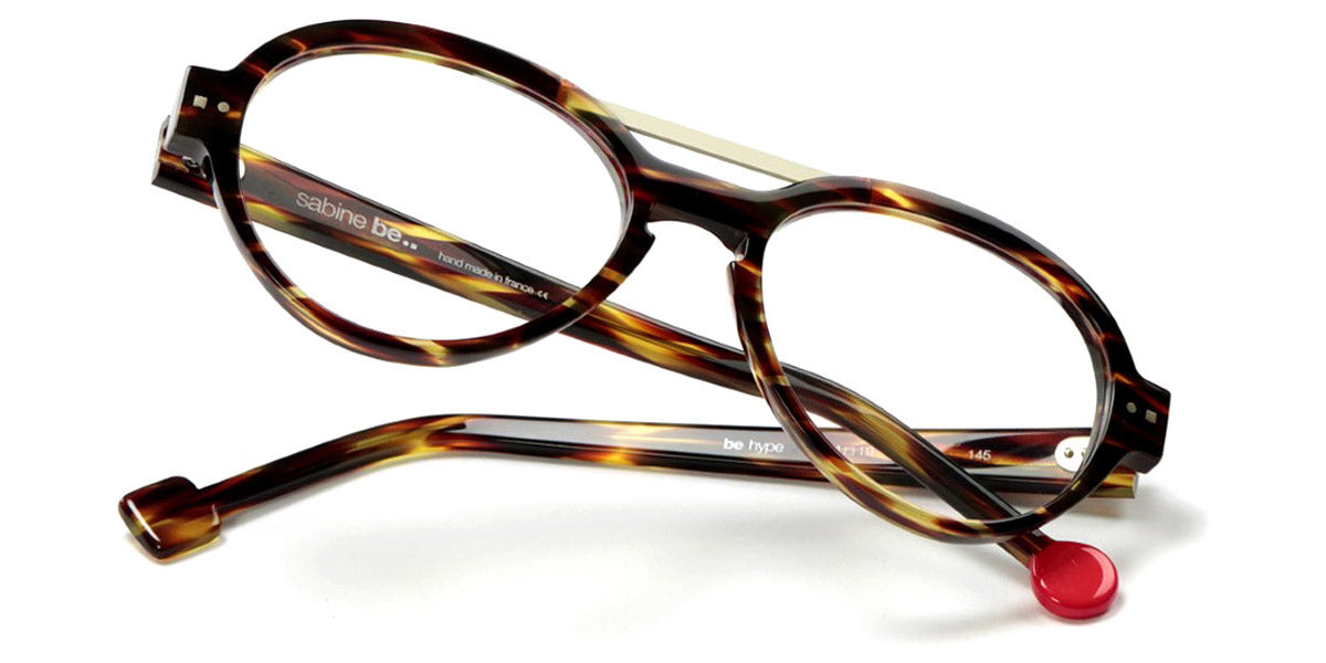 Sabine Be® Be Hype - Shiny Veined Tortoise / Satin Ivory Eyeglasses