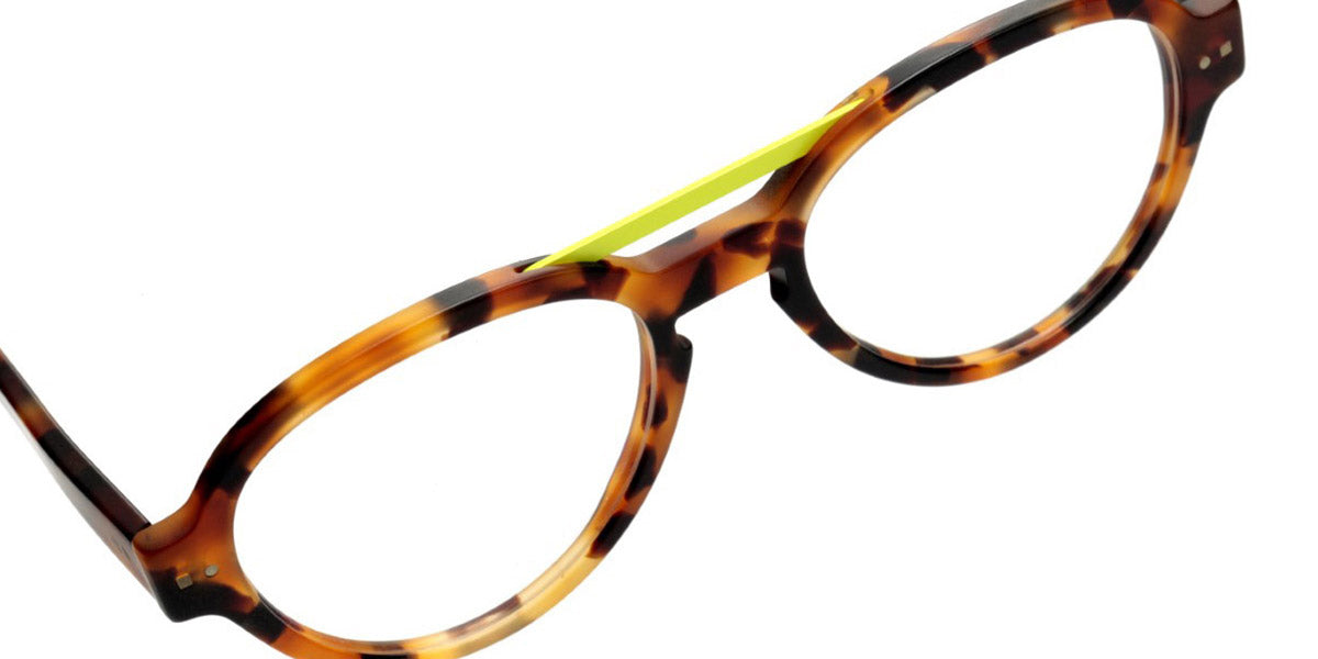 Sabine Be® Be Hype - Matte Fawn Tortoise / Neon Yellow Eyeglasses