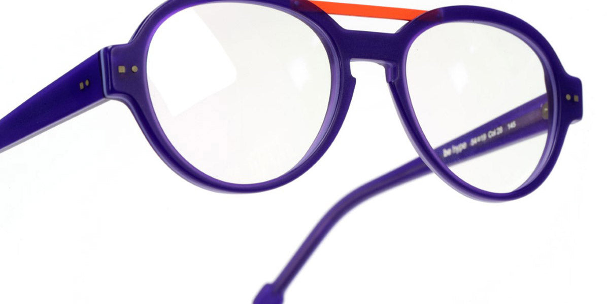 Sabine Be® Be Hype - Matte Purple / Satin Neon Orange Eyeglasses