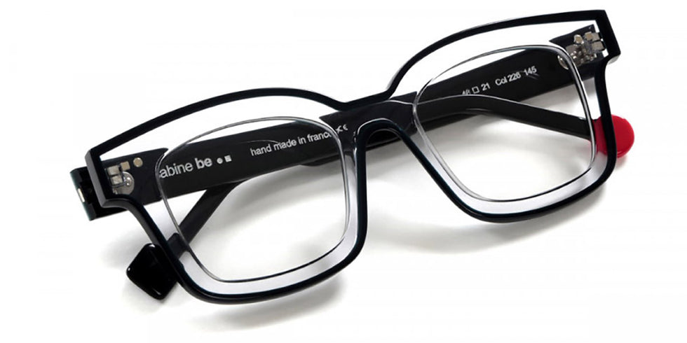 Sabine Be® Be Idol Line - Shiny Crystal / Shiny Midnight Blue Eyeglasses