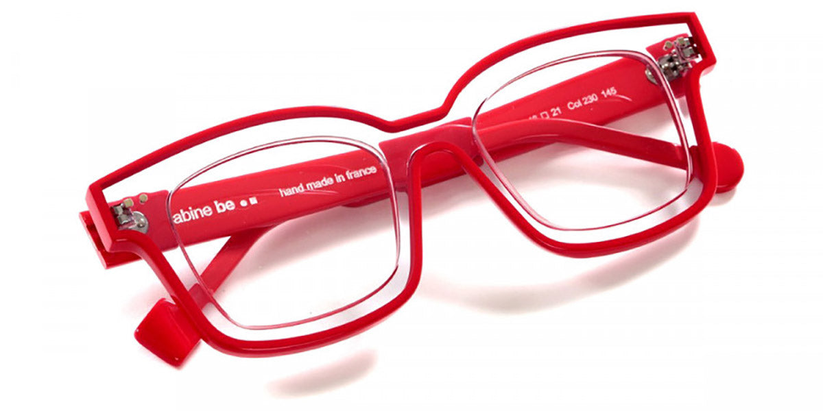 Sabine Be® Be Idol Line - Shiny Crystal / Shiny Red Eyeglasses