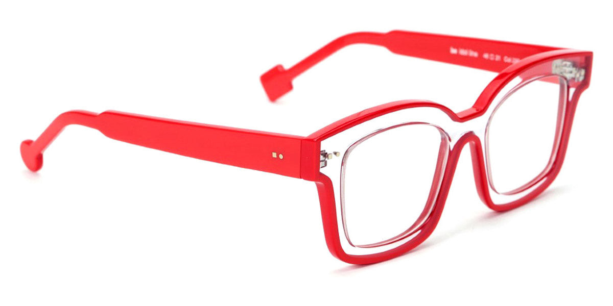 Sabine Be® Be Idol Line - Shiny Crystal / Shiny Red Eyeglasses