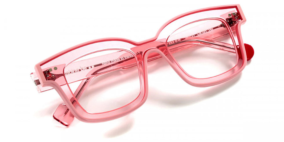 Sabine Be® Be Idol Line - Shiny Peach Translucent / Shiny Solid Peach Eyeglasses