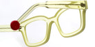 Sabine Be® Be Idol Line - Shiny Translucent Yellow / Shiny Solid Yellow Eyeglasses