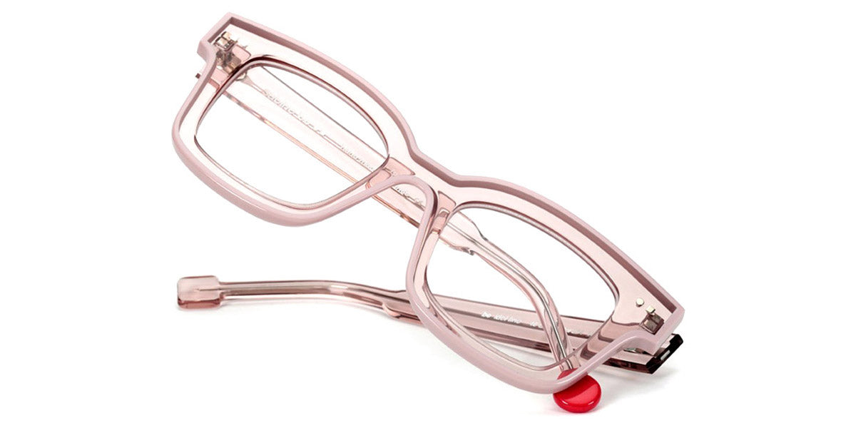 Sabine Be® Be Idol Line - Shiny Translucent Powdery Pink / Shiny Solid Powdery Pink Eyeglasses