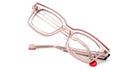 Sabine Be® Be Idol Line - Shiny Translucent Powdery Pink / Shiny Solid Powdery Pink Eyeglasses
