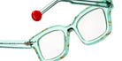 Sabine Be® Be Idol Line SB Be Idol Line 576 46 - Shiny Translucent Turquoise / Shiny Marbled Turquoise Eyeglasses