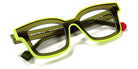 Sabine Be® Be Idol Line SB Be Idol Line 582 46 - Shiny Translucent Khaki / Shiny Neon Yellow Eyeglasses