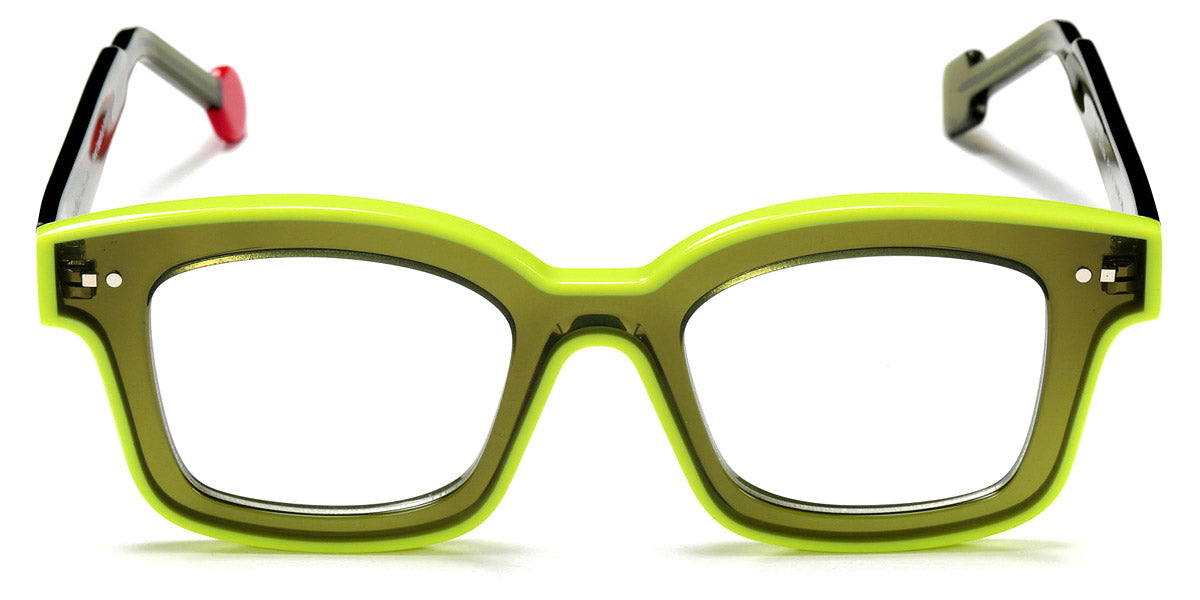 Sabine Be® Be Idol Line SB Be Idol Line 582 46 - Shiny Translucent Khaki / Shiny Neon Yellow Eyeglasses