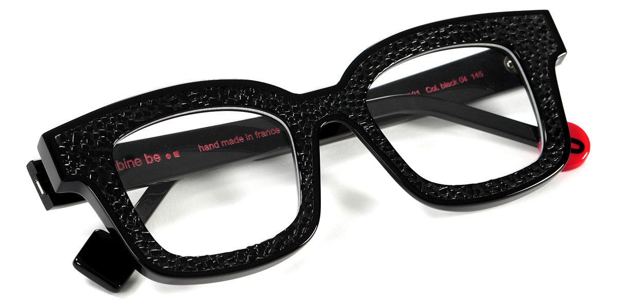 Sabine Be® Be Idol Line SB Be Idol Line black04 46 - Shiny Black Galucha / Shiny Black Eyeglasses