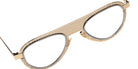 Sabine Be® Be Legend Hole SB Be Legend Hole 569 51 - Polished Pale Gold / Polished Dark Ruthenium Eyeglasses