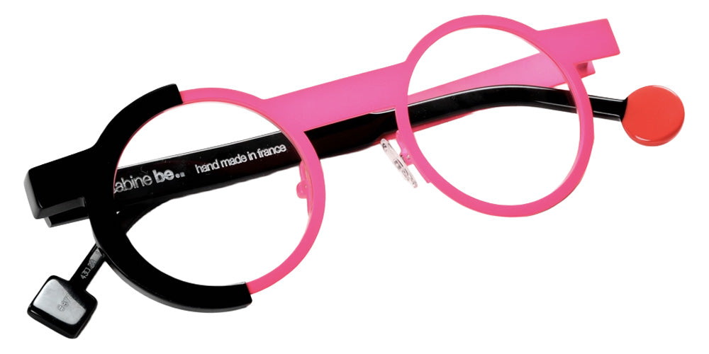 Sabine Be® Be Loop be loop 877 - 877 Rose Fluorescent Satin/Black Shiny