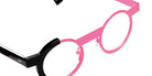 Sabine Be® Be Loop be loop 877 - 877 Rose Fluorescent Satin/Black Shiny