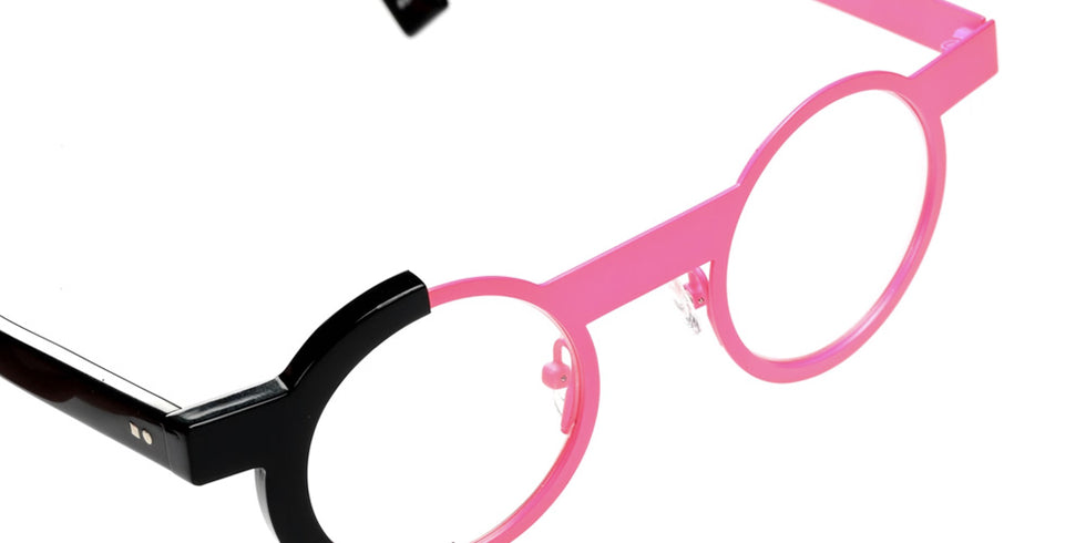 Sabine Be® Be Loop be loop 877 - 877 Rose Fluorescent Satin/Black Shiny