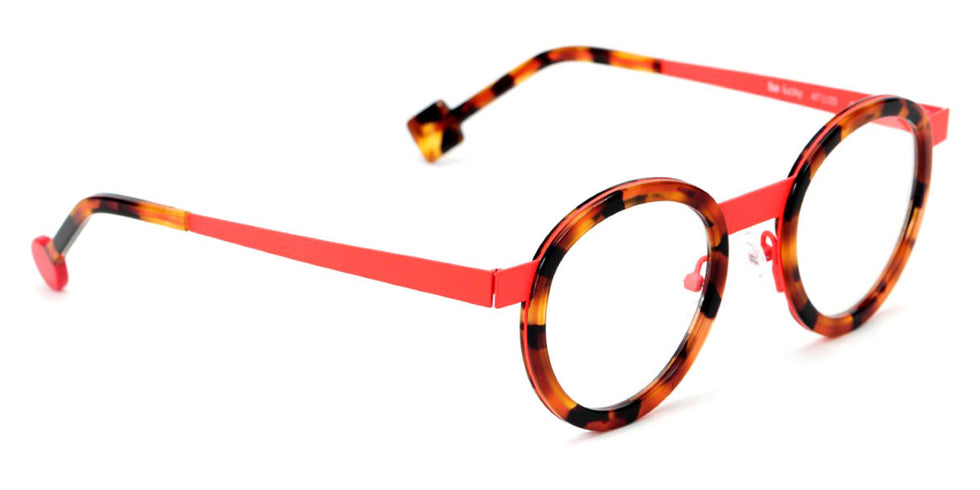 Sabine Be® Be Lucky - Shiny Fawn Tortoise / Satin Neon Orange Eyeglasses