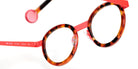 Sabine Be® Be Lucky - Shiny Fawn Tortoise / Satin Neon Orange Eyeglasses
