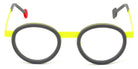 Sabine Be® Be Lucky - Matte Solid Grey / Satin Neon Yellow Eyeglasses