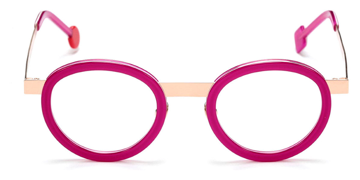 Sabine Be® Be Lucky - Shiny Fushia Pink/ Polished Rose Gold Eyeglasses