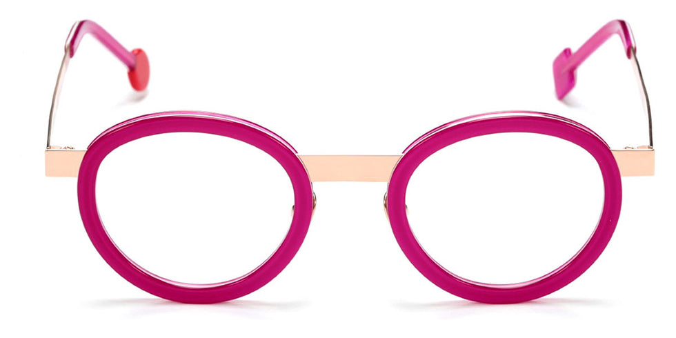 Sabine Be® Be Lucky - Shiny Fushia Pink/ Polished Rose Gold Eyeglasses