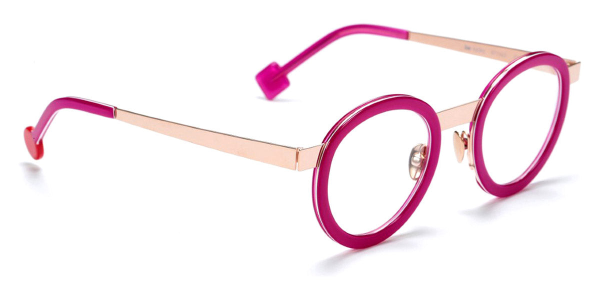 Sabine Be® Be Lucky - Shiny Fushia Pink/ Polished Rose Gold Eyeglasses