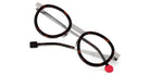 Sabine Be® Be Lucky - Shiny Dark Tortoise / White / Shiny Dark Tortoise / Polished Ruthenium Eyeglasses