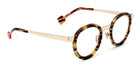 Sabine Be® Be Lucky - Shiny Veined Tortoise / Polished Pale Gold Eyeglasses