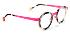 Sabine Be® Be Lucky SB Be Lucky 407 47 - Shiny Horn / Neon Pink Satin Eyeglasses