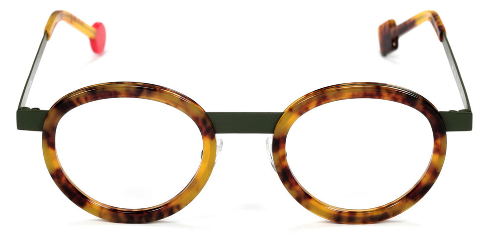 Sabine Be® Be Lucky SB Be Lucky 670 47 - Shiny Tortoiseshell / Satin Khaki Eyeglasses