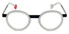 Sabine Be® Be Lucky SB Be Lucky 671 47 - Matte Marbled Silver Grey / Satin Midnight Blue Eyeglasses