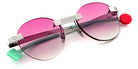 Sabine Be® Be Lucky Pierced Sun SB Be Lucky Pierced Sun 139 51 - Polished Palladium Sunglasses