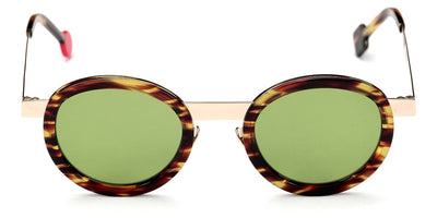Sabine Be® Be Lucky Sun SB Be Lucky Sun 26 47 - Shiny Veined Tortoise / Polished Pale Gold Sunglasses