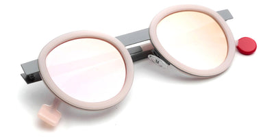 Sabine Be® Be Lucky Sun SB Be Lucky Sun 390 47 - Shiny Pearly Pink / Satin Gray Sunglasses