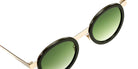 Sabine Be® Be Lucky Sun SB Be Lucky Sun 672 47 - Shiny Khaki / Polished Yellow Gold Sunglasses