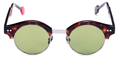 Sabine Be® Be Master Round Sun SB Be Master Round Sun 544 45 - Shiny Cherry Tortoiseshell / Polished Ruthenium Sunglasses