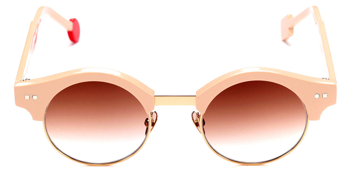 Sabine Be® Be Master Round Sun SB Be Master Round Sun 547 45 - Shiny Nude / Polished Rose Gold Sunglasses