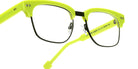 Sabine Be® Be Master Square SB Be Master Square 550 52 - Satin Neon Yellow / Satin Khaki Eyeglasses