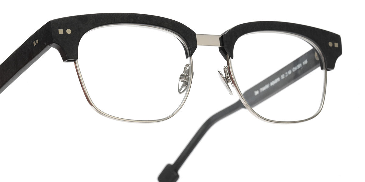 Sabine Be® Be Master Square SB Be Master Square 551 52 - Matte Marbled Slate Gray / Polished Palladium Eyeglasses