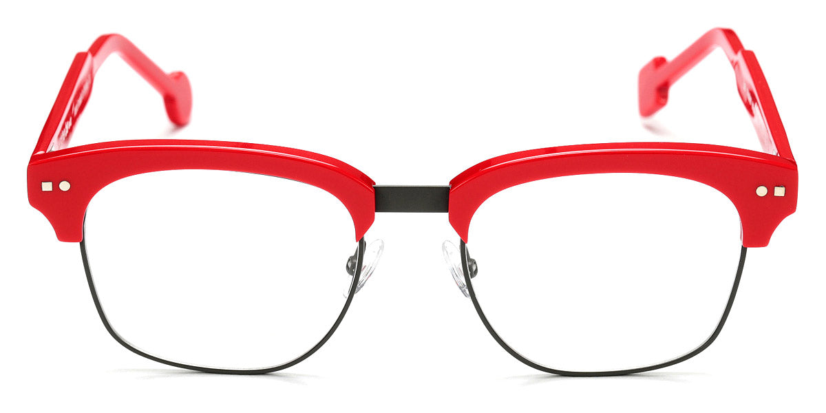 Sabine Be® Be Master Square SB Be Master Square 552 52 - Shiny Red / Satin Taupe Eyeglasses