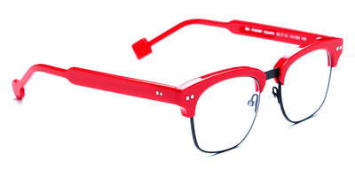 Sabine Be® Be Master Square SB Be Master Square 552 52 - Shiny Red / Satin Taupe Eyeglasses