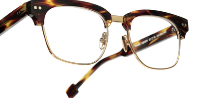 Sabine Be® Be Master Square SB Be Master Square 554 52 - Shiny Dark Veined Tortoiseshell / Polished Pale Gold Eyeglasses