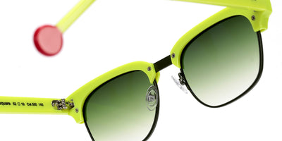 Sabine Be® Be Master Square Sun SB Be Master Square Sun 550 52 - Satin Neon Yellow / Satin Khaki Sunglasses